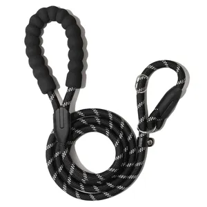 Premium Custom Quick-release Adjustable Nylon Polyester Dog Martingale Secure Pet Leash Rope Slip Leads For Walking