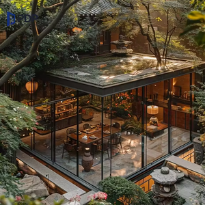 Modern Luxury Aluminum Alloy <b>Gazebo</b> Pergola with <b>Retractable</b> <b>Roof</b> Pressure Treated Wood Outdoor Arches for Balcony Application - Product Image 4