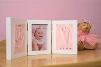 Hot ma première année vente de cadre photo mignon bébé cadeaux de naissance mémorables bricolage argile 3d empreinte cadre photo