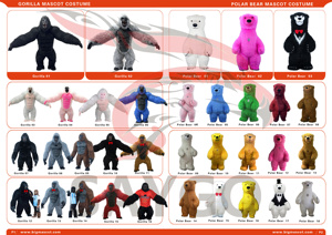 3M Cosplay gonflable géant bleu vache monstre Costume gonflable Krampus Sully Costume Monsters Inc pour la location de fêtes et d'événements - Product Image 6