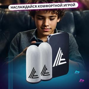 واقي إصبع للألعاب بشاشة لمس مضاد للعرق وحساس للمس مصنوع من ألياف الفضة - بيع بالجملة من المصنع - Product Image 4