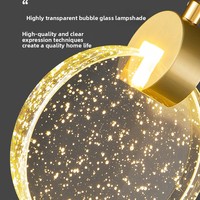 Lustre de luxe suspendu, lampe de maison élégante, luminaire d'escalier à tête unique, lustre en cristal pour plafond haut, LED blanc chaud pour restaurant