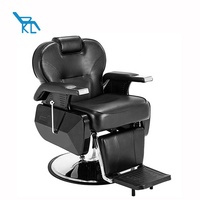 Chaise de salon de coiffure pour hommes, style européen rétro, chaise de salon de coiffure haut de gamme, peut être posée à l'huile, chaise de tête, salon de coiffure, coupe de cheveux