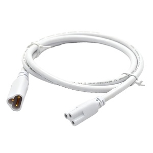 Câble d'alimentation industriel IEC 320 C5-C6 en cuivre PVC 220V, connecteur femelle-mâle, câble d'alimentation 3 broches pour LED intégrées T8/T5 - Product Image 1