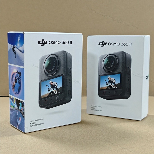 Osmo 360 II 1 Inch 8K60fps Panoramic Camera 14.5 Stops Dynamic Range 105GB Storage Interchangeable Lens Wholesale