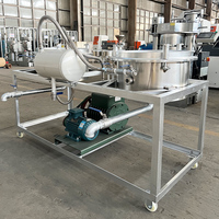 Nieuwe automatische kokosnootoliefiltratie- en zuiveringsapparatuur, eetbare olieproductielijn, roestvrij staal, capaciteit 20 kg/uur