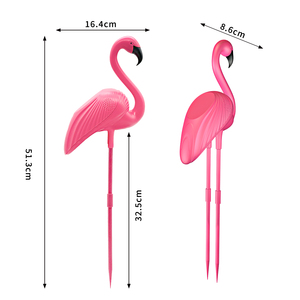 Chingyoo hồng Flamingo sân nhiệt đới bên trang trí, bãi cỏ nhựa Flamingo tượng, vườn ngoài trời, luau bên, nhiệt đới bên - Product Image 4