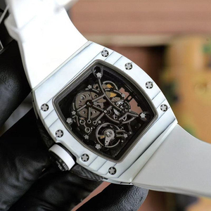 Montre squelette mécanique haut de gamme RM61 Premium légère en carbone pour homme, idéale pour le sport - Product Image 5