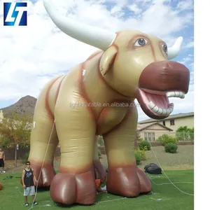 巨型耐用搞笑动物充气牛服装成人尺寸广告