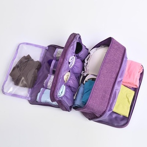 Set Storage Bag Underwear Organizer Briefs Pouch Bra Storage Travel Clothing Sorting Bag Polyester Foldable Factory Direct Sale - Product Image 1