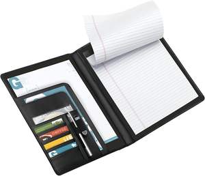 Porte-documents à anneaux de marque <span class=keywords><strong>Office</strong></span> <span class=keywords><strong>Depot</strong></span> avec pochettes à rabat, pages lignées, noir, fabriqué en Chine - Product Image 5