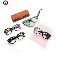 Lunettes optiques de prescription en acétate épais à motifs floraux colorés pour femmes, lunettes de haute qualité faites à la main