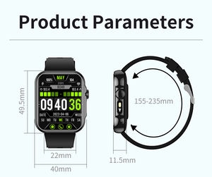 Montre connectée sport avec lampe de poche, appels Bluetooth, surveillance de la fréquence cardiaque, montre intelligente et bracelet de fitness - Product Image 6