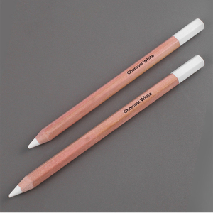 Lot de 3 crayons de craie blanche pour croquis, dessin au fusain, crayons de fusain blanc pour artistes débutants et pour la mise en valeur - Product Image 5
