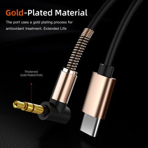 Mạ Vàng <span class=keywords><strong>USB</strong></span>-<span class=keywords><strong>C</strong></span> Để 3.5Mm Jack Nữ <span class=keywords><strong>Adapter</strong></span> Với AC Đầu Ra <span class=keywords><strong>C</strong></span>ó Thể Điều Chỉnh Chiều Dài 0.5M-1.5M CE Chứng Nhận Kỹ Thuật Số Âm Thanh Chuyển Đổi - Product Image 4