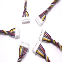 Kabel Harness Twisted Pair dengan Konektor XH 2.54mm, Kabel Jumper Berwarna-warni, Kabel Terbuka Berlapis Timah, Harness Kabel Kustom