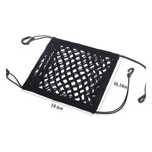 Barrera de viaje para mascotas para automóviles, Red de aislamiento elástica para perros, valla de malla de seguridad para niños y mascotas, Anticolisión de fácil instalación/ - Product Image 6