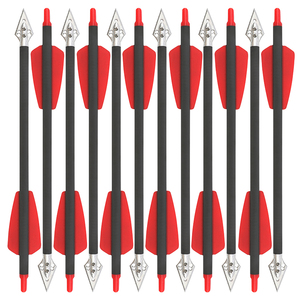 <span class=keywords><strong>Mini</strong></span> flèche en carbone 8.94 "en aluminium avec pointe remplaçable Adultes Convient pour l'entraînement à la cible Chasse sauvage Jeu de chasse en plein air - Product Image 6