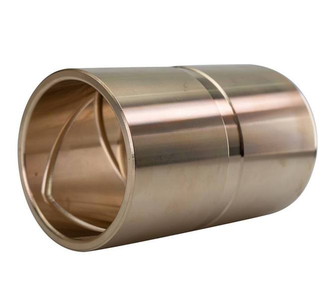 ICE80 Casting Bronze Bearing High Load Corrosion Resistant Bronze Sleeve Bushing ISO9001/DIN Certified CNC Processed for