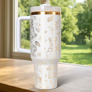 Custom Laser Logo Cartoon Lions Characters Tumbler 30 40 oz Stainless Steel Thermal Cup Travel Camp Car Insulated Mug - Product Image 4