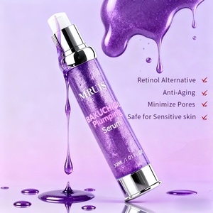 Venta al por mayor 30ml Bakuchiol Plumping suero ácido hialurónico cara antienvejecimiento blanqueamiento hidratante reafirmante elasticidad cuidado de la piel - Product Image 4