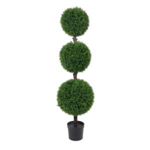 OEM personalizado <span class=keywords><strong>Artificial</strong></span> <span class=keywords><strong>Boxwood</strong></span> <span class=keywords><strong>Topiary</strong></span> esfera cedro esfera para decoração do jardim 005 - Product Image 3