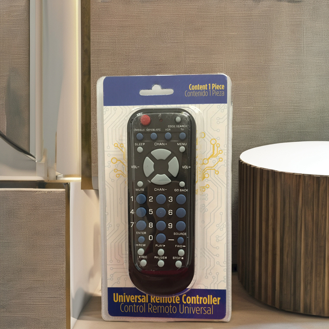Topsonic Universal TV Remote Control High Quality 4IN1/3IN1 RCA  Function Plastic PC Fixed Includes Blister Pack