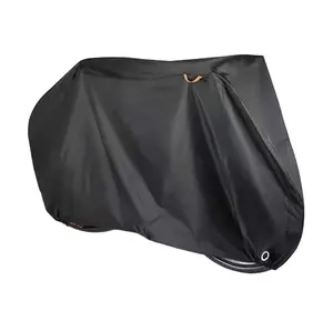 Housse de vélo en Nylon 190T résistant à l'eau et à la poussière, Protection UV extérieure, avec trous de verrouillage et sac de rangement