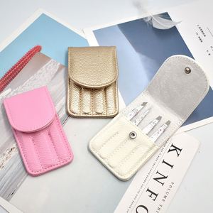 Wholesale Eyelash Applicator Scissors With Private Label Best Quality 100%Stainless Steel Tweezers Rose Gold Scissor Eyelashes - Product Image 3