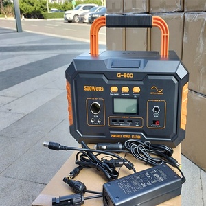 Centrale électrique portable à éclairage <span class=keywords><strong>rechargeable</strong></span> 220v 500w centrale électrique portable de camping en plein air avec panneau solaire - Product Image 6