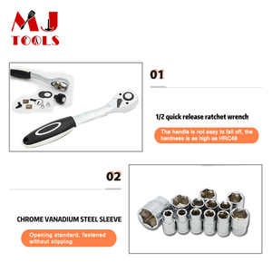Juego de llaves de trinquete para reparación de coches y bicicletas, Kit completo de herramientas de mano, 37 piezas, <span class=keywords><strong>2021</strong></span> - Product Image 3
