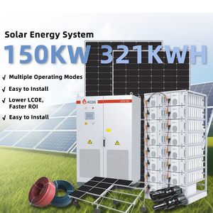 Sistema Solar Conectado a la Red de 100KW, 150KW, 200KW, Kit Completo de Alta Eficiencia, Solución de Almacenamiento Solar de 250KW para Clientes de Proyectos - Product Image 4