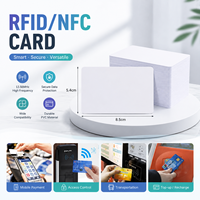 Carte Blanche NFC 213 PVC 13,56 MHz Imprimable Thermiquement Sans Contact pour Contrôle d'Accès, Adhésion et Usage Professionnel Personnalisé