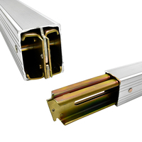 Barre de charge E Track réglable en aluminium de 92 à 103 pouces, poutre de soutien/poutre de pontage avec loquet à dégagement facile pour les grandes semi-remorques