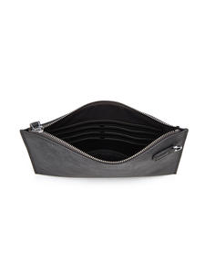 Sac à main en cuir PU pour homme, sac de téléphone professionnel imperméable, pochette sous le bras, porte-monnaie pour homme sans logo - Product Image 4