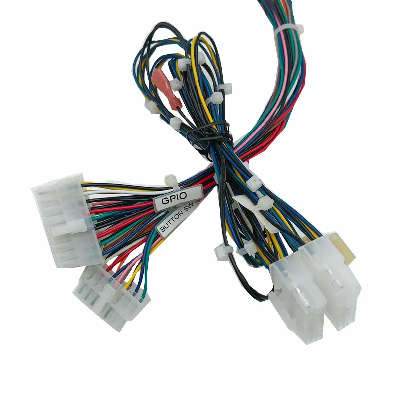 Fil de fil Har personnalisé 2 3 4 6 8 10 12 14 20 24 broches assemblage de connecteur faisceau de câbles
