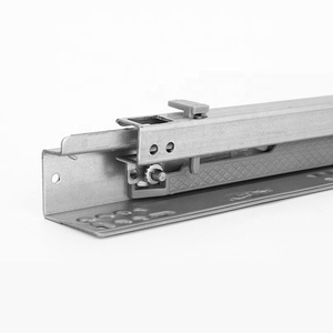 Mingbo đồ nội thất phụ kiện phần cứng Ngăn kéo trượt đường ray 2-Fold giấu mềm đóng undermount Tủ Slide nhà máy giá - Product Image 3