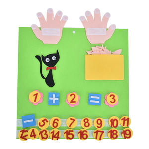 2025 Kid Montessori <b>Toys</b> Felt Finger Numbers <b>Math</b> - Product Image 4