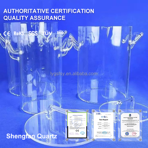 उच्च शुद्धता गर्मी प्रतिरोधी क्वार्ट्ज उत्पाद प्रयोगशाला रासायनिक प्रतिक्रिया के लिए क्वार्ट्ज बीकर - Product Image 2