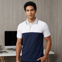 Chemises pour hommes en piqué 100% coton de haute qualité, personnalisées avec logo brodé, style anglais, respirantes et écologiques
