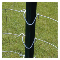 Postes de esgrima de granja de estilo americano 3 pies 5 pies 6 pies 7 pies 8 pies 10 pies Postes de metal de valla de granja galvanizada