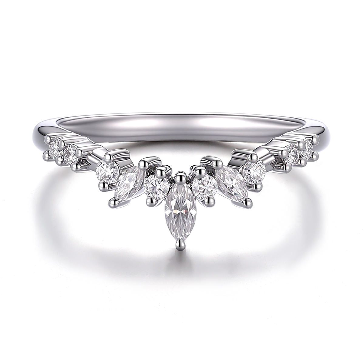 แหวนมอยซาไนต์ทองแท้ 14K