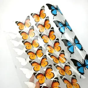 plastinol heat transfer butterfly heat transfer label t-shirt transfer custom Clothing Label