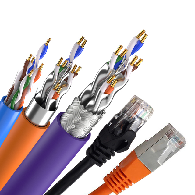 Ampxl Extruded Tubed AWG 23 Cat6 SFTP FTP Indoor Outdoor Network LAN Cable PVC Jacket
