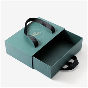 กล่องบรรจุภัณฑ์เครื่องประดับลิ้นชักกล่องของขวัญเครื่องประดับน่ารักแบบเลื่อนได้ชุดกล่องใส่สร้อยคอพร้อมที่จับกระดาษโลโก้ตามสั่ง - Product Image 2