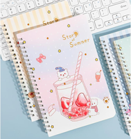 Carnet de notes Kawaii de haute qualité avec un design mignon, carnet à spirales, logo personnalisé