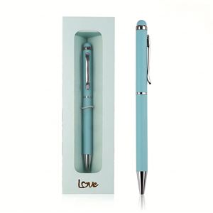 Hot Selling Sports 1.0mm Soft Touch Aluminium Ball <b>Pen</b> Custom Logo Metal with Gift <b>Box</b> Black Ink UV/Digital Printing - Product Image 1