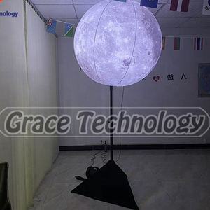 <span class=keywords><strong>Ballon</strong></span> <span class=keywords><strong>gonflable</strong></span> de trépied de lumière de LED de décorations extérieures de partie, <span class=keywords><strong>ballon</strong></span> <span class=keywords><strong>gonflable</strong></span> du support LED de poteau de la publicité faite sur commande - Product Image 1