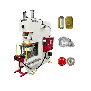 Automatische Aluminiumfolie Voedsel Afhaalcontainer Maken Machines Aluminiumfolie Container Maken Machine