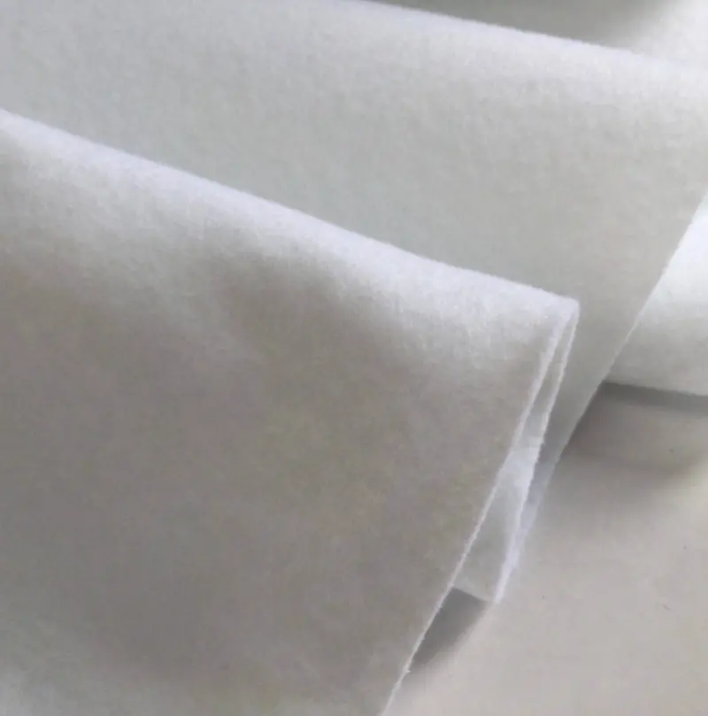 Pasta de molho não tecida com agulha de 1 mm a 8 mm de espessura, tecido absorvente de algodão e poliéster
